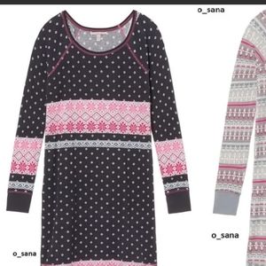 Victoria's Secret Sleepshirt Thermal Pajama S